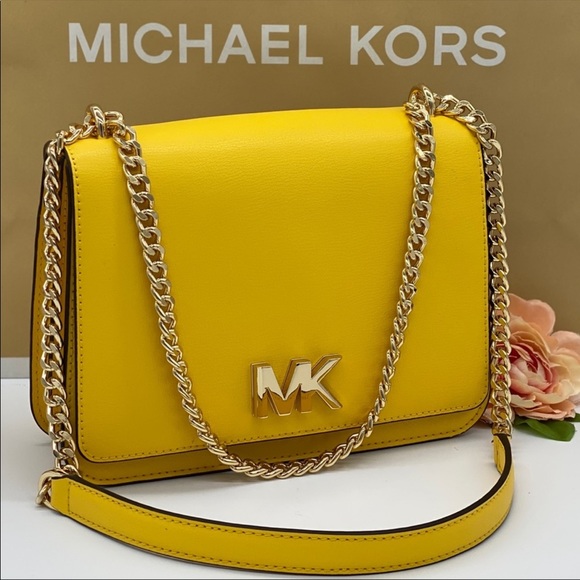 MICHAEL KORS MOTT LARGE CHAIN SHOULDER CROSSBODY - Picture 16 of 16